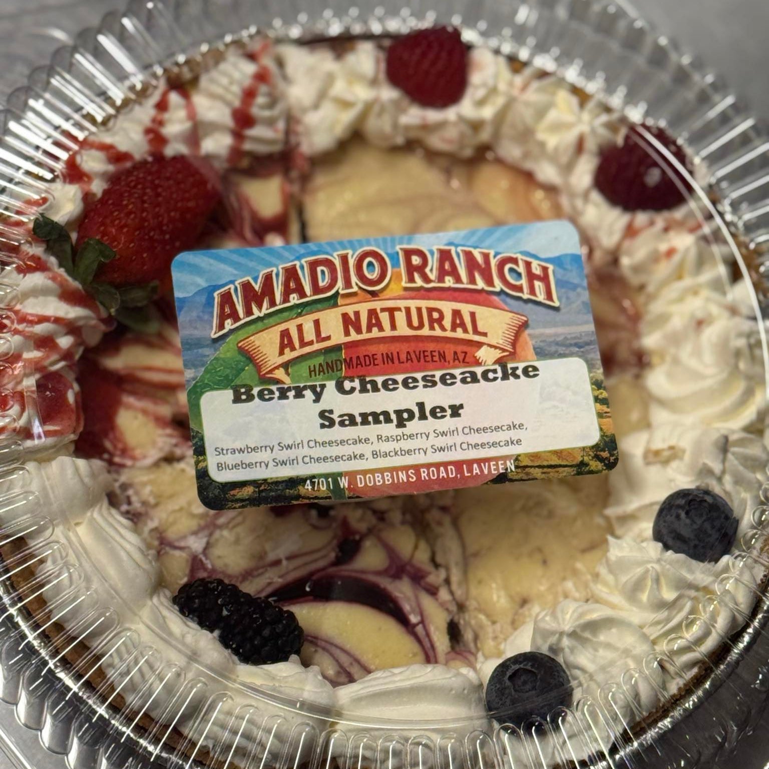 Berry Sampler Cheesecake