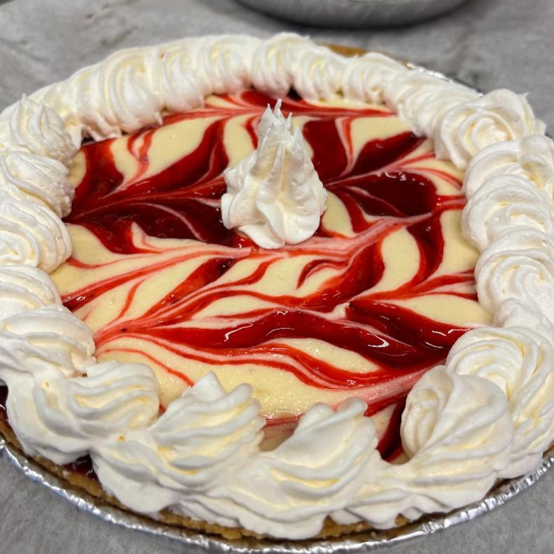 Strawberry Swirl Cheesecake